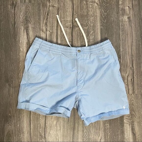 Polo Ralph Lauren Classic Fit Polo Drawstring Prepster Blue Lagoon 6” Shorts - Picture 5 of 8
